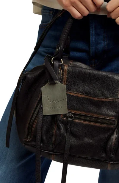 Free People We The Free Baby Emerson Leather Tote In Black
