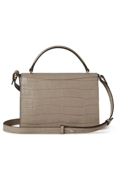 Mulberry Lana Croc Embossed Leather Top Handle Bag