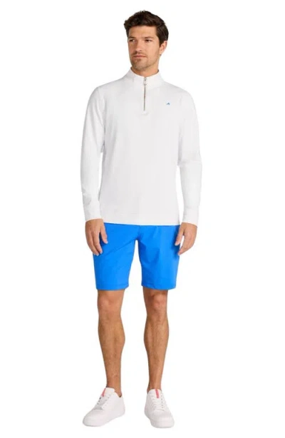 Redvanly Sevres Quarter Zip Golf Pullover In White