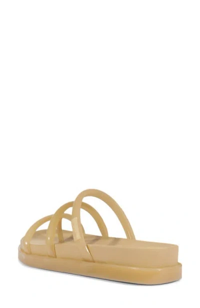 Schutz Polly Sporty Jelly Sandals Beige Cuban Sand In Neutral