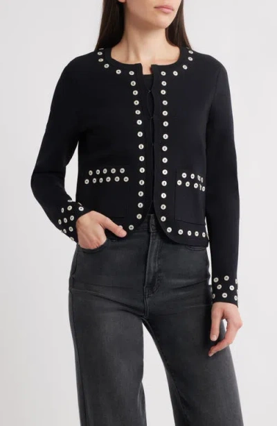 Rag & Bone Melo Shell Detail Boxy Cardigan