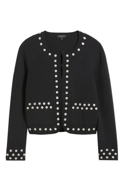 Rag & Bone Melo Shell Detail Boxy Cardigan