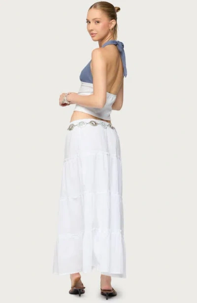 Edikted Janna Color Block Halter Top In Multi