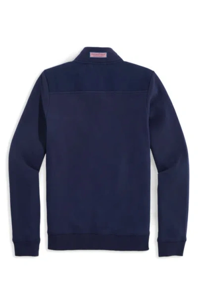 Vineyard Vines Kids' Shep Half Zip Pullover In Blue