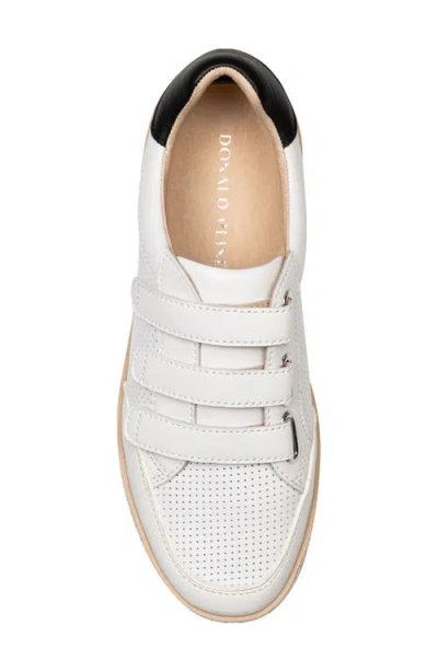 Donald Pliner Platform Sneaker In White