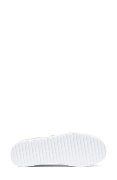 Donald Pliner Platform Sneaker In White