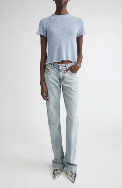 Haikure Carly Low Rise Straight Leg Jeans In Blue