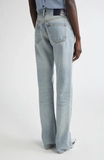Haikure Carly Low Rise Straight Leg Jeans In Blue