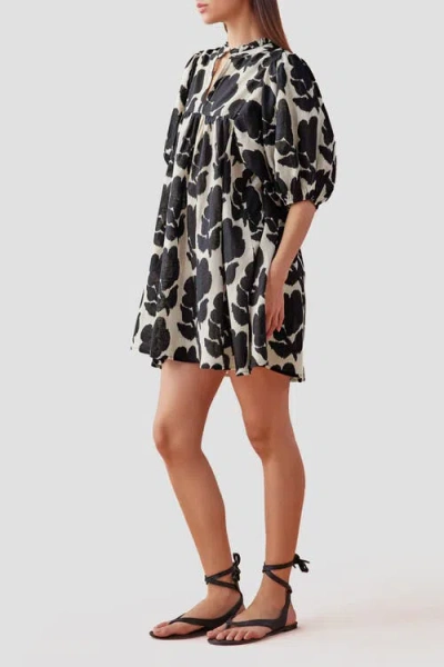 Omika Wren Mini Dress In Emma-mussel In Multi