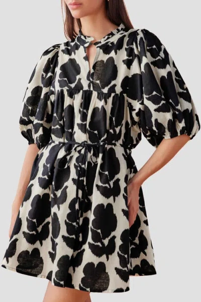 Omika Wren Mini Dress In Emma-mussel In Multi