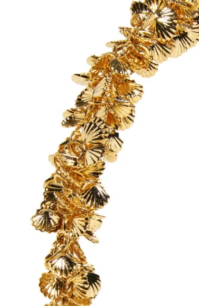 Lelet Ny Marina Gold-plated Clustered Shell Headband