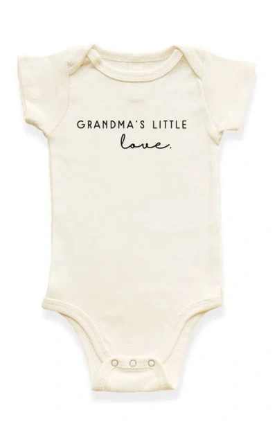Tenth & Pine Grandpa's Little Love Organic Cotton Bodysuit In Neutral