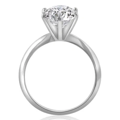 Bliss Diamond Certified 1-5ct Oval Diamond Solitaire Engagement Ring Gold / Platinum Lab Grown