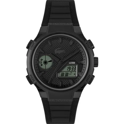 Lacoste Lc33 Silicone Strap Watch, 45mm