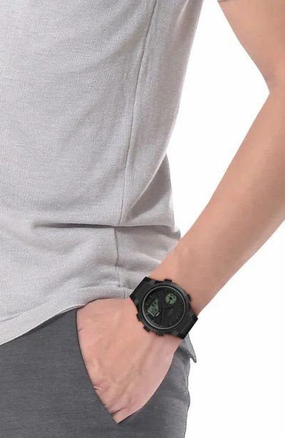 Lacoste Lc33 Silicone Strap Watch, 45mm