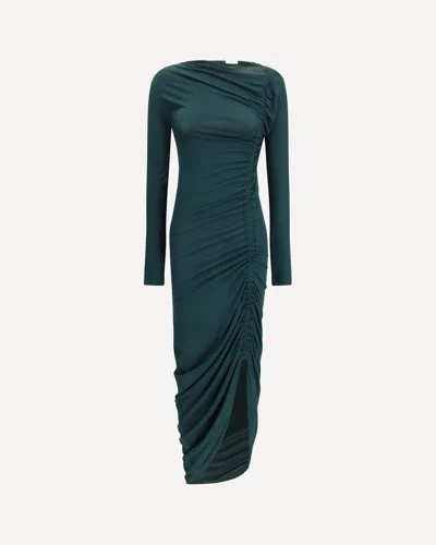 Ferragamo Draped Midi Dress