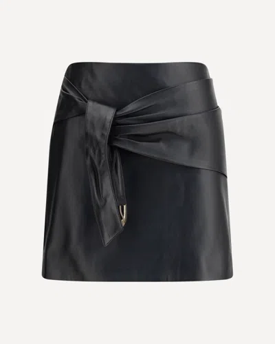 Versace Lambskin Miniskirt