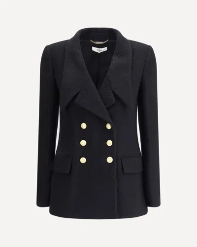 Chloé Bouclè Wool Blazer