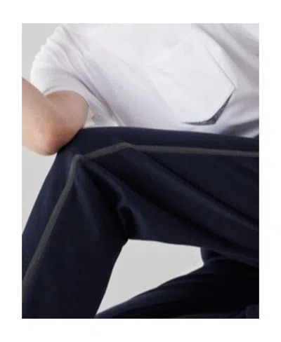 Brunello Cucinelli Drawstring Sweatpants In Blue