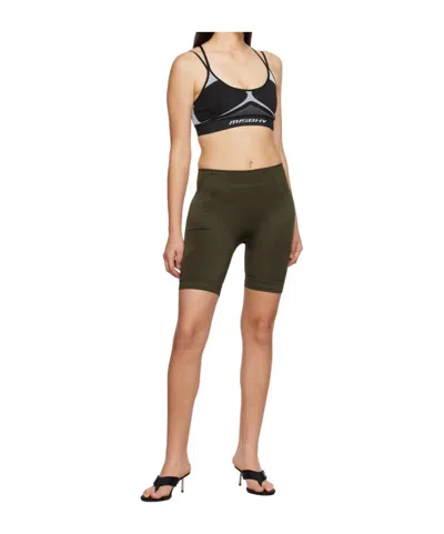 Misbhv Khaki Fitted Shorts