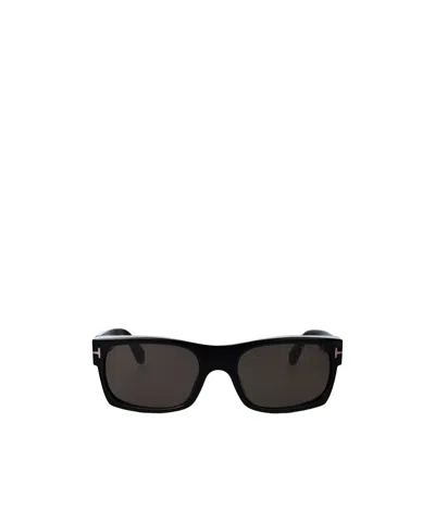 Tom Ford Eyewear Juan Rectangle Frame Sunglasses