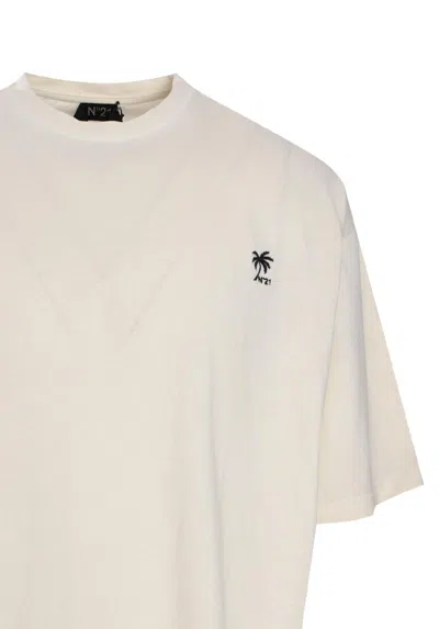 N°21 Round Neck T-shirt In White