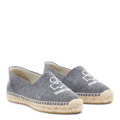 Isabel Marant Logo Embroidered Espadrilles