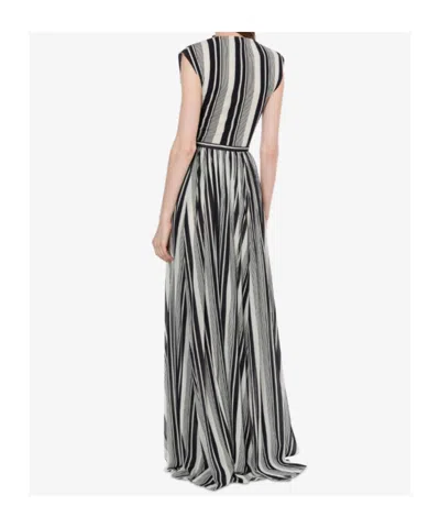 Philosophy Di Lorenzo Serafini Stretch Tulle Fabric With Striped Top