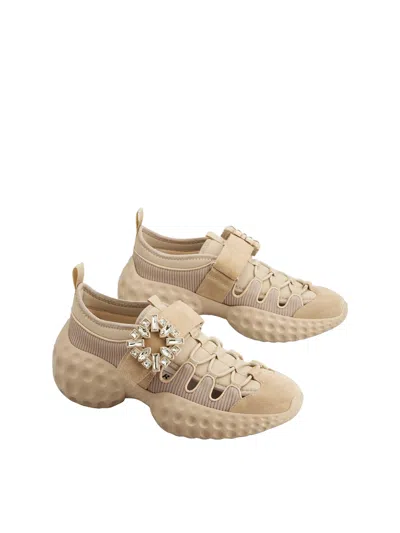 Roger Vivier Viv' Run Light Trekky Sneakers In Fabric