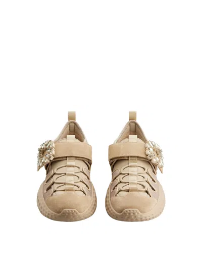Roger Vivier Viv' Run Light Trekky Sneakers In Fabric