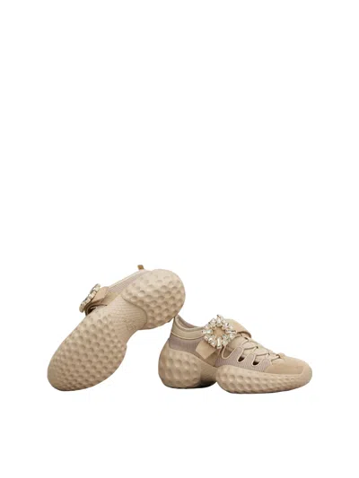 Roger Vivier Viv' Run Light Trekky Sneakers In Fabric