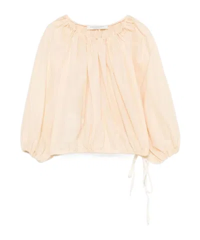 Philosophy Di Lorenzo Serafini Ruched Detailed Blouse In Pink