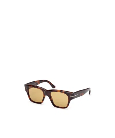 Tom Ford Tortoiseshell-frame Square Sunglasses