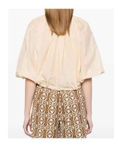 Philosophy Di Lorenzo Serafini Ruched Detailed Blouse In Pink