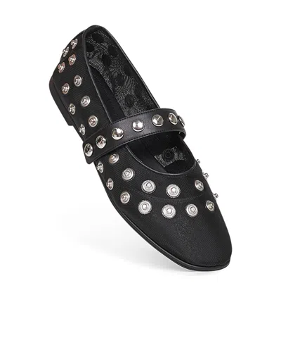 Stella Mccartney Popper-embellished Round-toe Flats