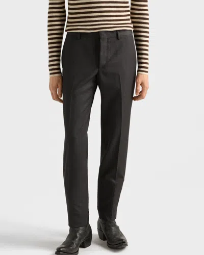 Prada Pleated Tailored Trousers In Black