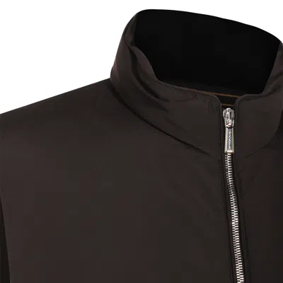 Moorer Padded Vests With High Collar And Side Pockets