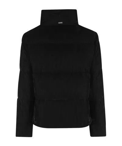 Herno Short Velvet Down Jacket Clothing