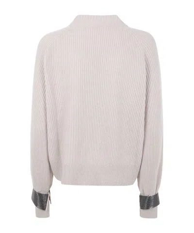 Brunello Cucinelli Women Monile Cuffs Sweater