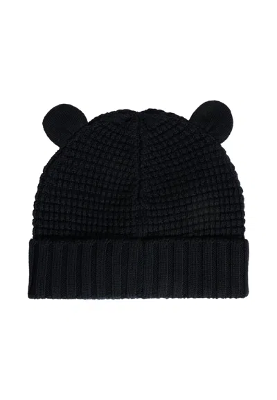Moncler Enfant Logo Patch Beanie