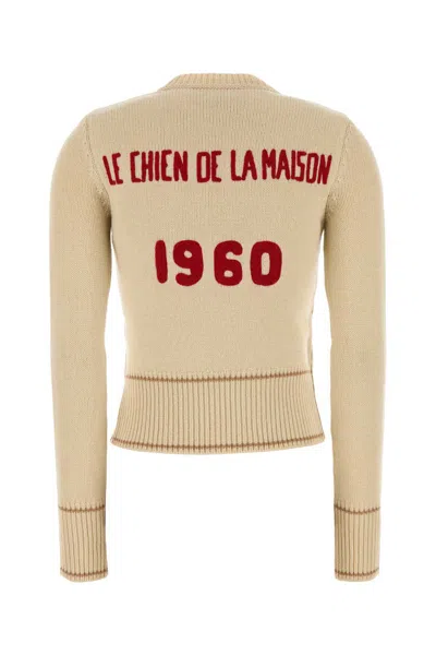 Valentino Garavani Le Chien De La Maison Embroidered Virgin Wool Sweater