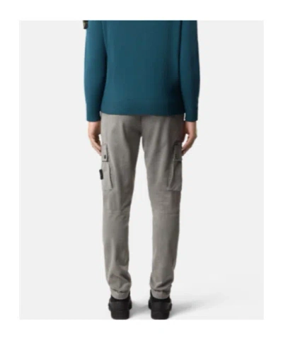 Stone Island Cargo Trousers With Patch Pockets In Brown