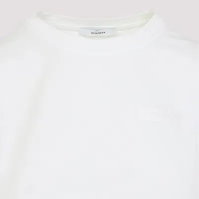 Givenchy Crew Neck Cotton T-shirt In White