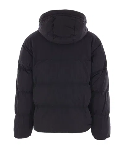 C.p. Company C.p.company Graphite Nylon Down Jacket In Black