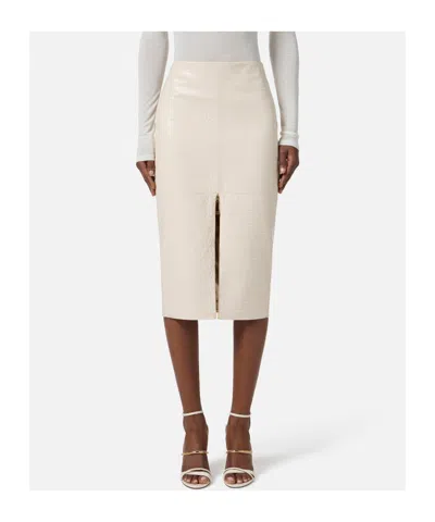 Elisabetta Franchi Skirt In White