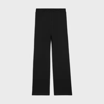 Celine Tracksuit Pants In Double Face Jersey In Black