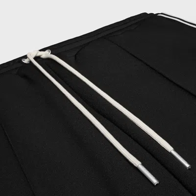 Celine Tracksuit Pants In Double Face Jersey In Black