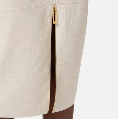 Elisabetta Franchi Skirt In White