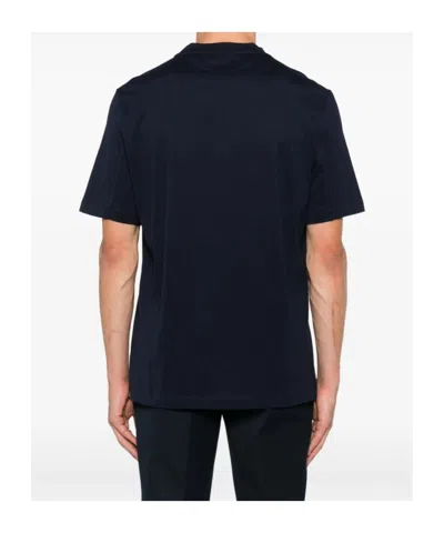 Brunello Cucinelli Cotton Crew Neck T-shirt With Graphic Print In Black