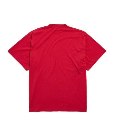 Balenciaga I Puma Oversized T-shirt In Red In Red